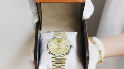 명품 시계 팔토시 [9종 남자 사람 친구 웃긴 쓸모없는 쓸데없는 신박한 선물 킹받는 재밌는 마니또 금팔찌]